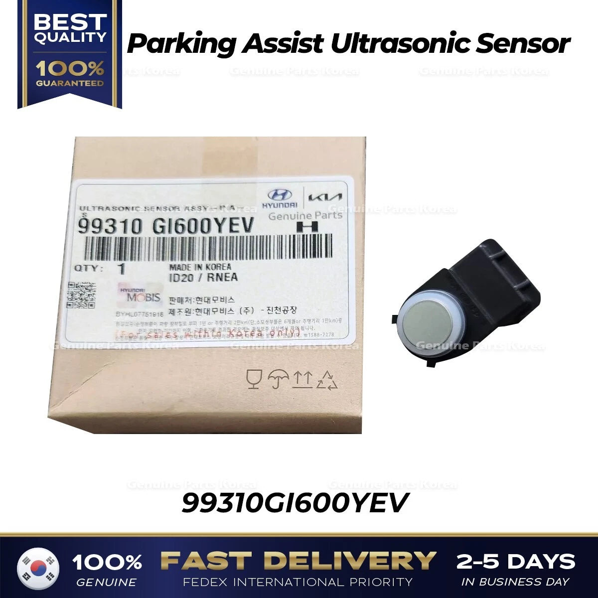 ⭐Genuine⭐ Parking Assist Ultrasonic Sensor 99310GI600YEV for Hyundai Ioniq 5