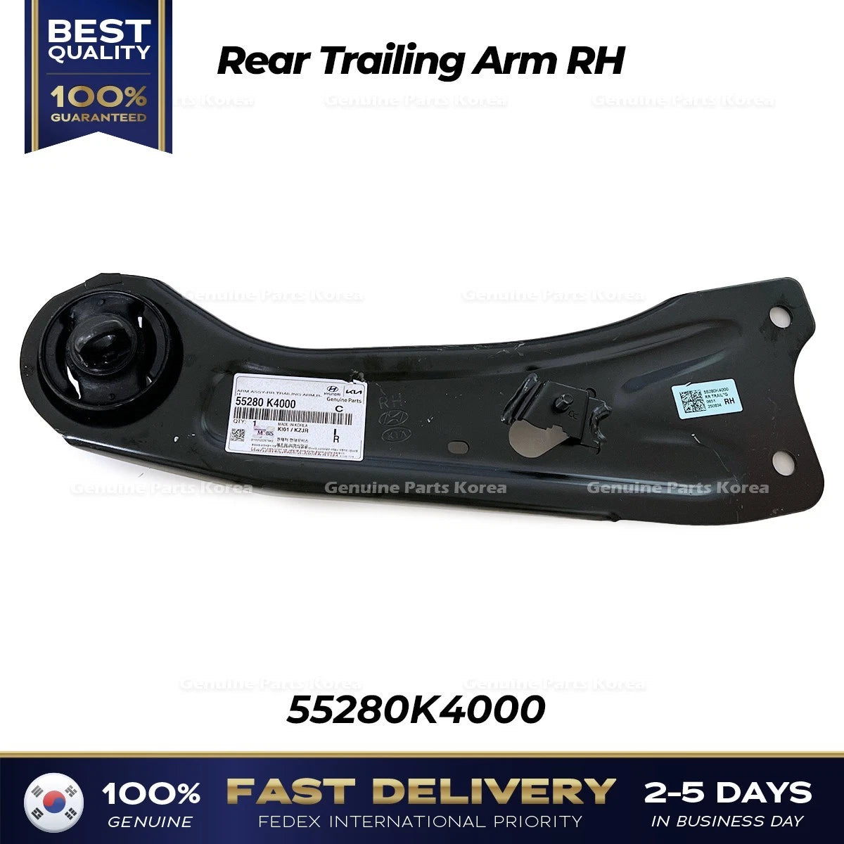 ⭐Genuine⭐ Rear Trailing Arm RH 55280K4000 for Hyundai Kona Kia Seltos