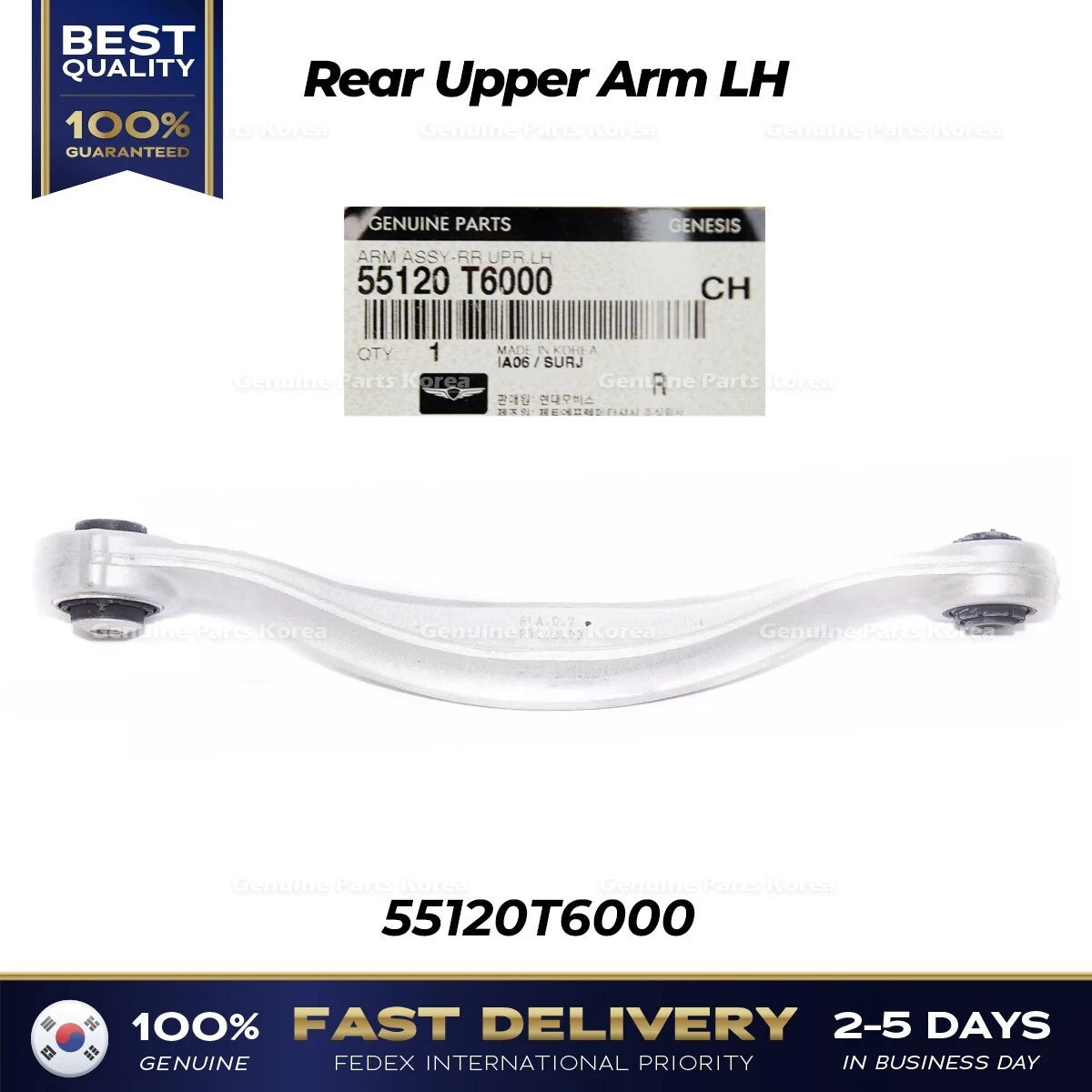 ⭐Genuine⭐ Rear Upper Arm LH 55120T6000 for Hyundai Genesis GV80