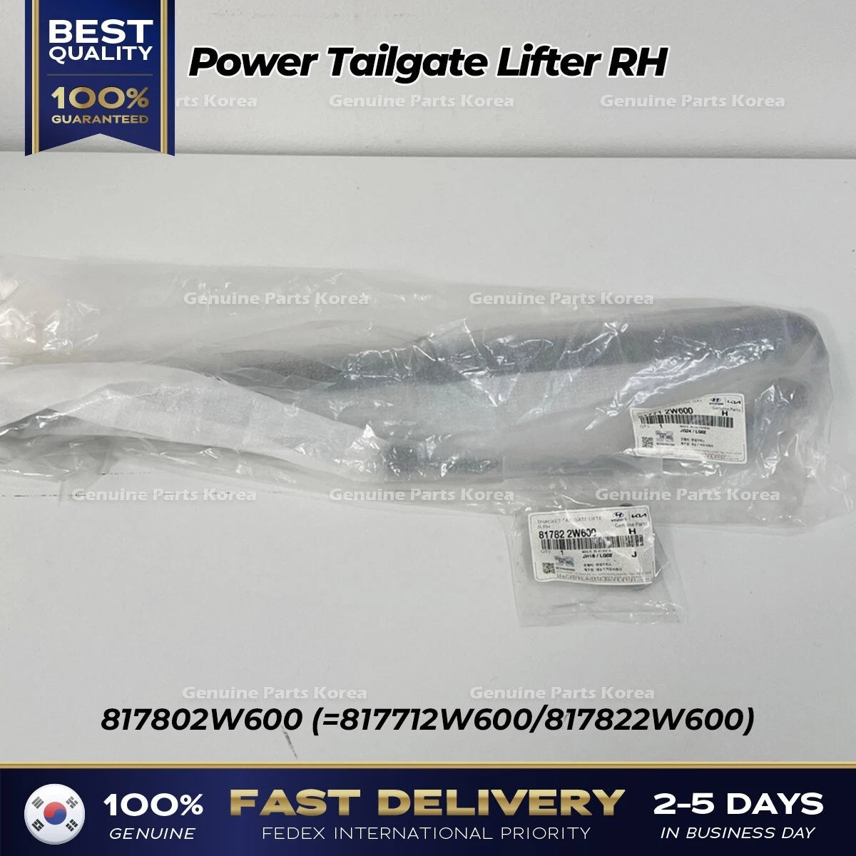 ⭐Genuine⭐ Power Tailgate Lifter RH 817802W600 for Hyundai Santa Fe Sport