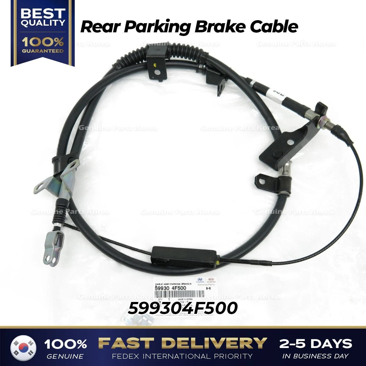 ⭐Genuine⭐ Rear Parking Brake Cable 599304F500 for Hyundai Porter 2