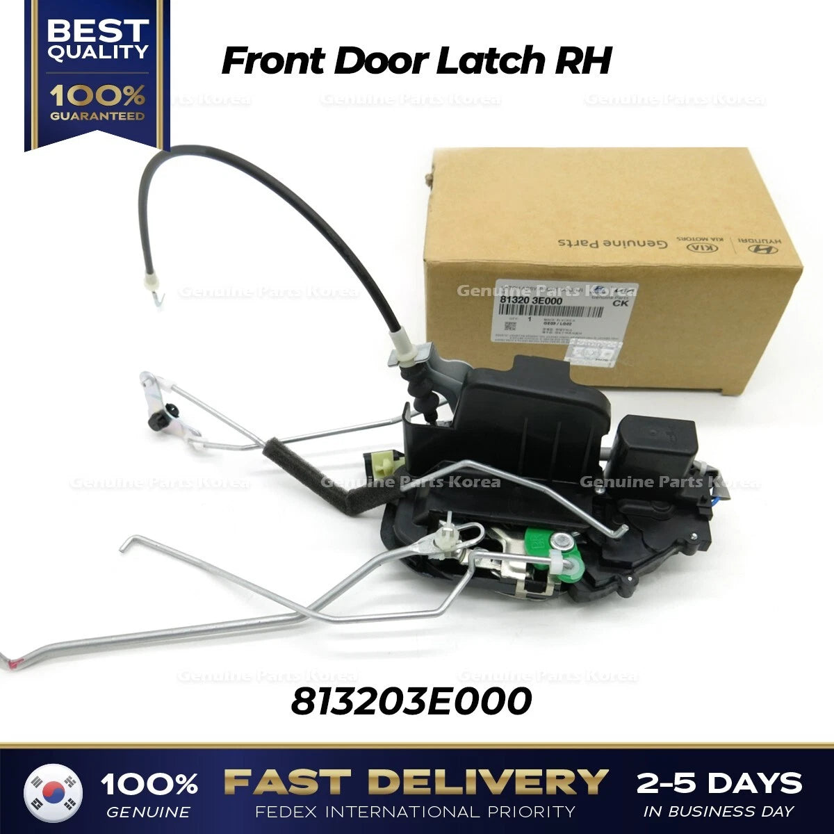 ⭐Genuine⭐ Front Door Latch RH 813203E000 for Kia Sorento