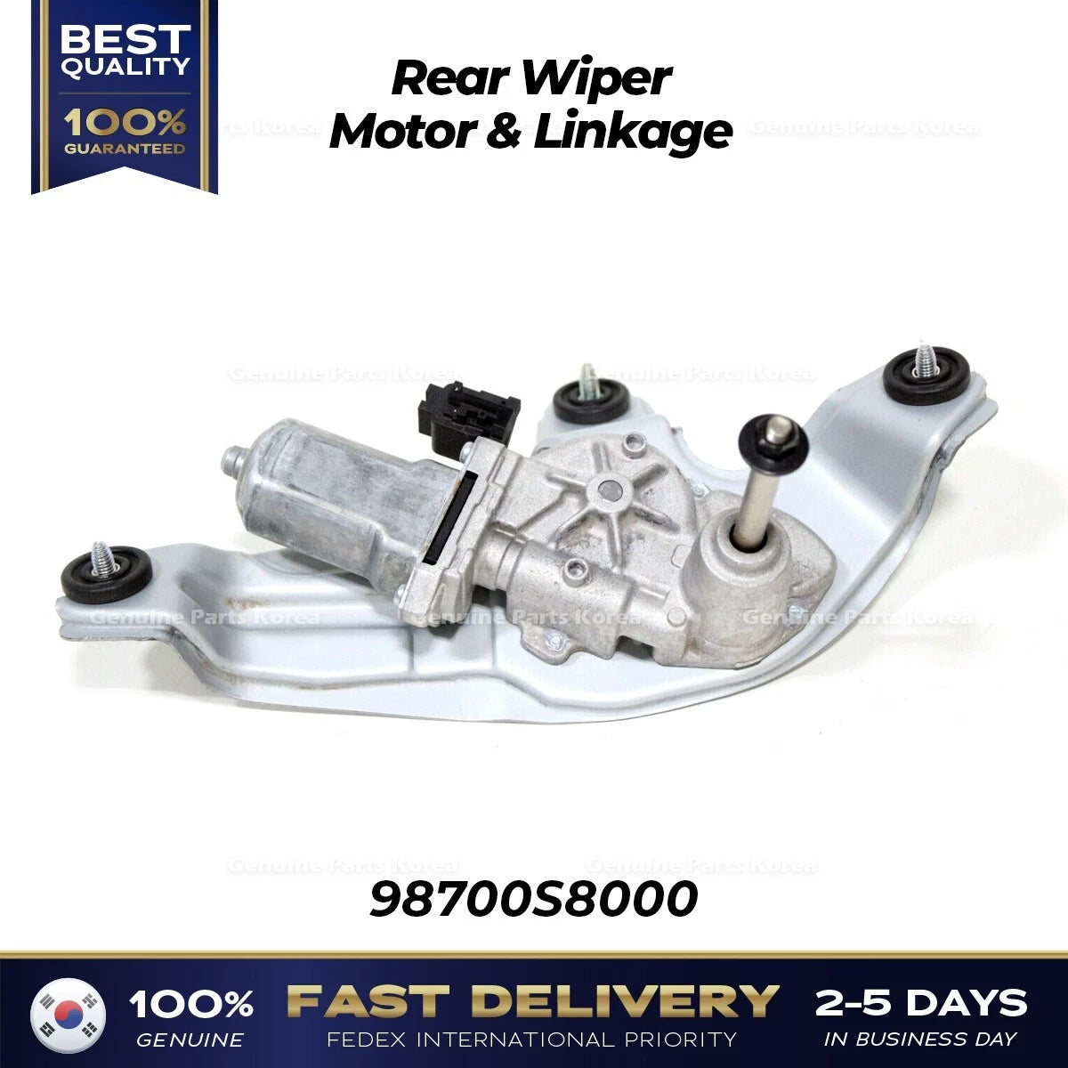 ⭐Genuine⭐ Rear Wiper Motor & Linkage 98700S8000 for Hyundai Palisade