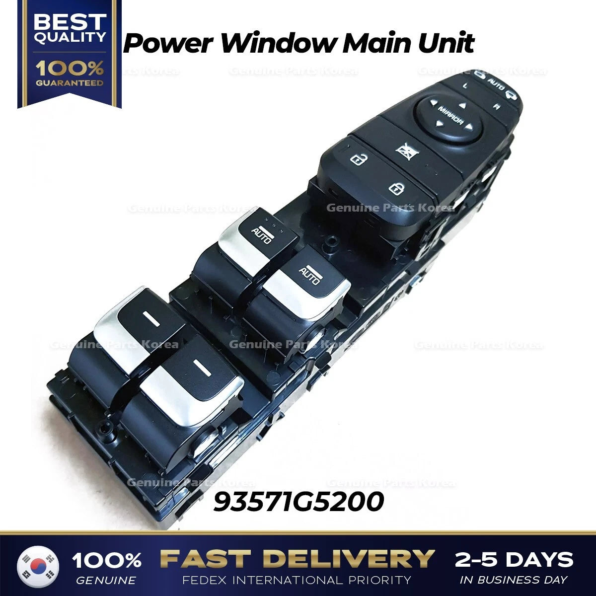 ⭐Genuine⭐ Power Window Main Unit 93571G5200 for Kia Niro