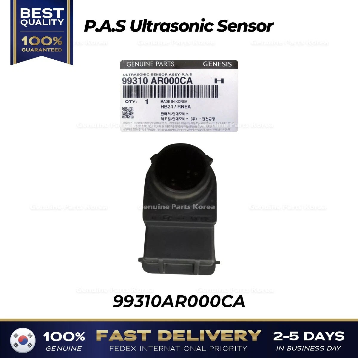 ⭐Genuine⭐ P.A.S Ultrasonic Sensor 99310AR000CA for Hyundai Genesis