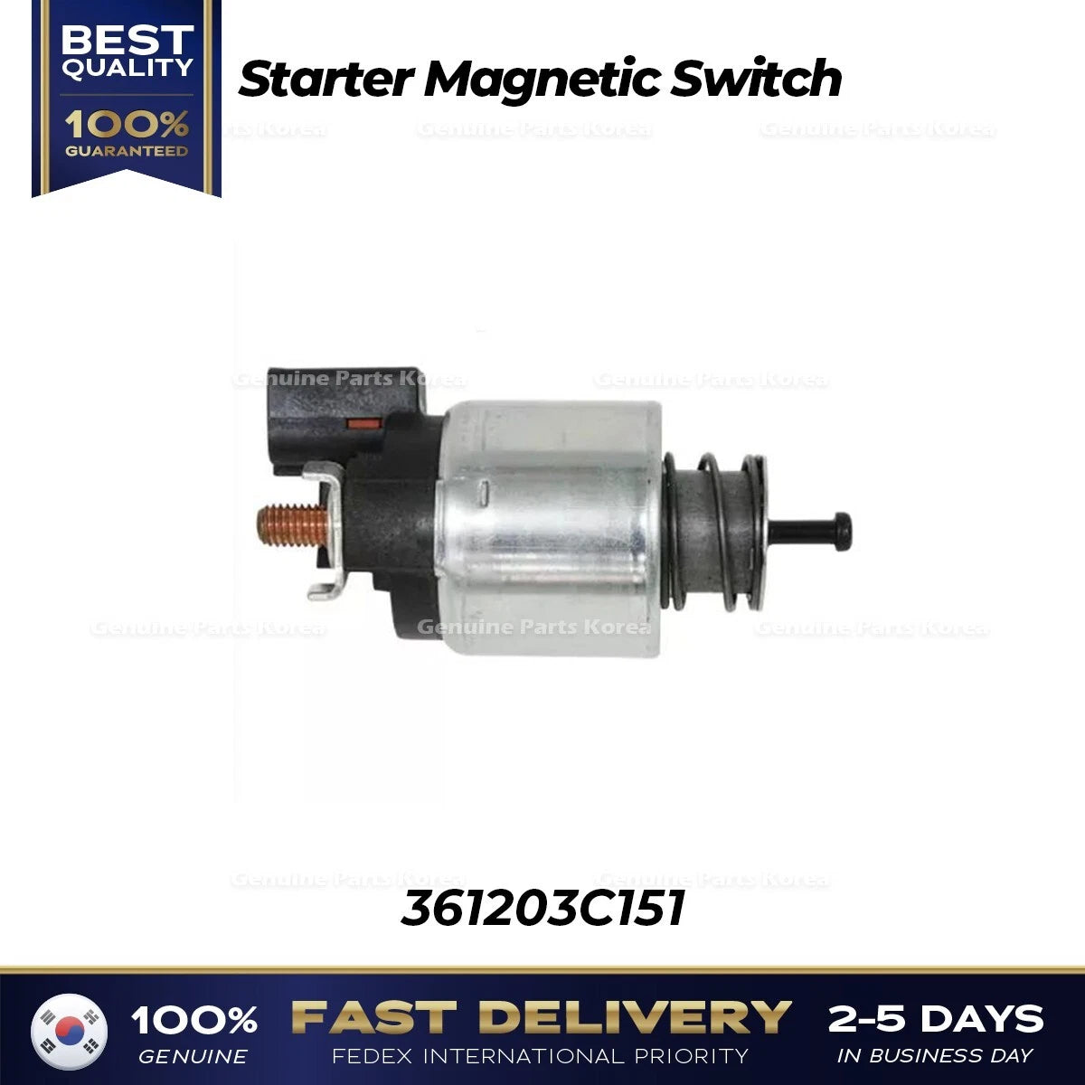 ⭐Genuine⭐ Starter Magnetic Switch 361203C151 for Hyundai Azera Kia Cadenza