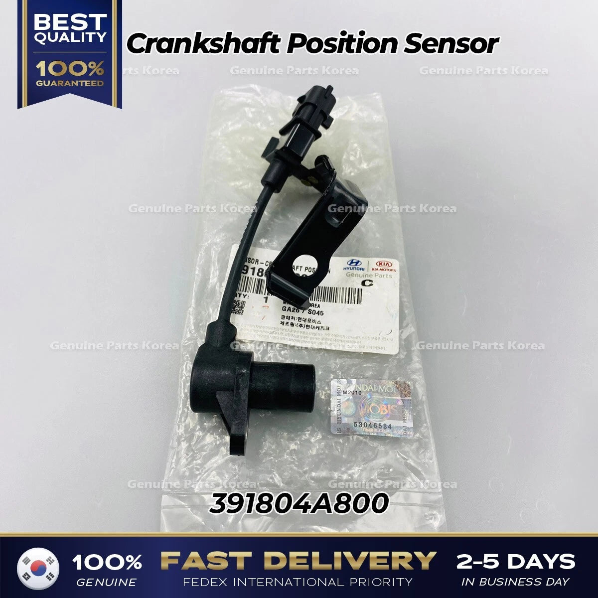⭐Genuine⭐ Crankshaft Position Sensor 391804A800 for Hyundai H100 Porter II