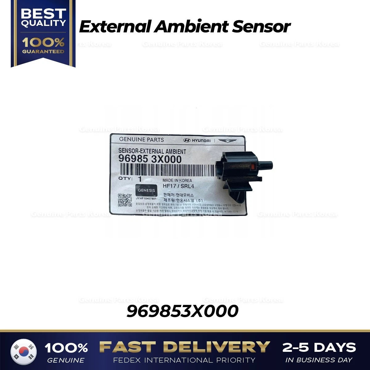 ⭐Genuine⭐ External Ambient Sensor 969853X000 for Hyundai Kia