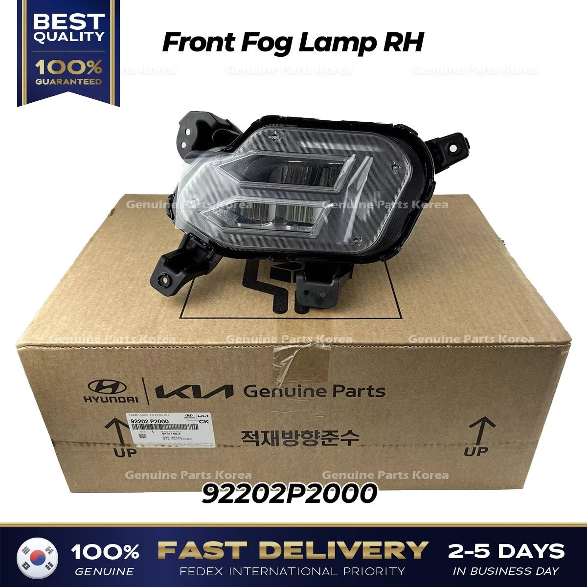 ⭐Genuine⭐ Front Fog Lamp RH 92202P2000 for Kia Sorento