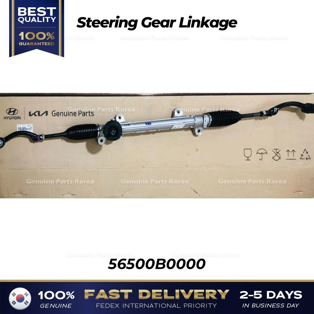 ⭐Genuine⭐ Steering Gear Linkage 56500B0000 for Kia Forte