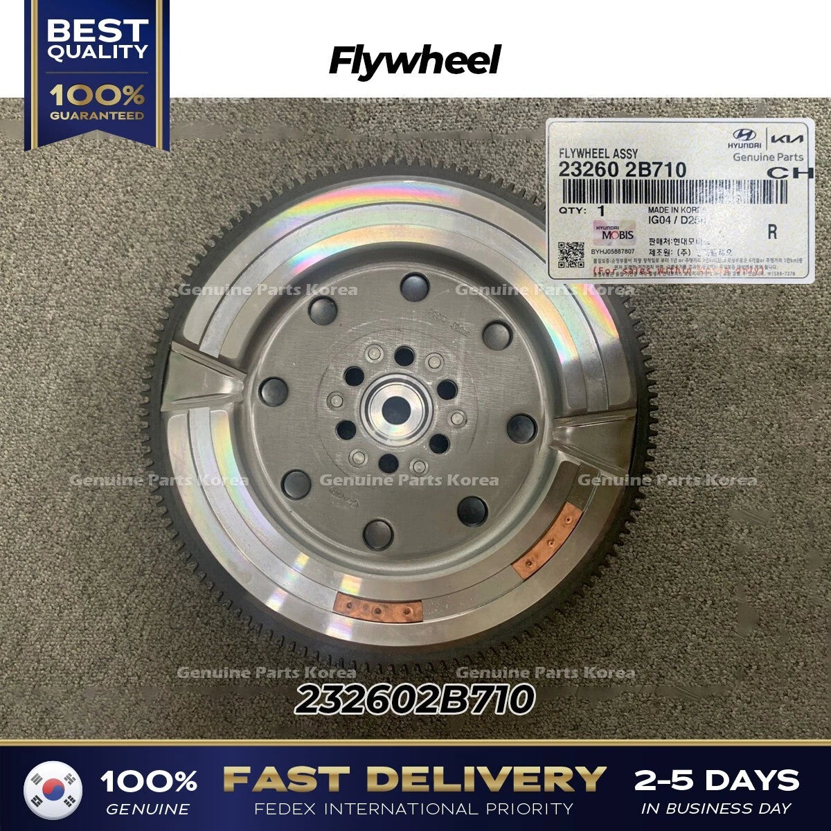 ⭐Genuine⭐ Flywheel 232602B710 for Hyundai Elantra Veloster Kia Forte