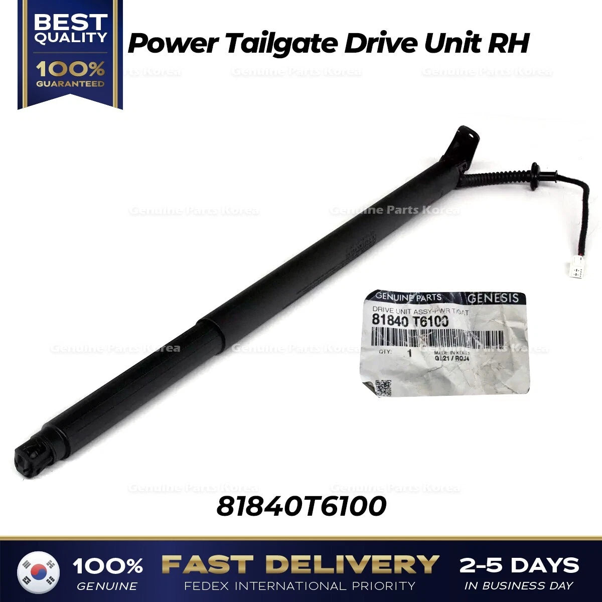 ⭐Genuine⭐ Power Tailgate Drive Unit RH 81840T6100 for Hyundai Genesis GV80