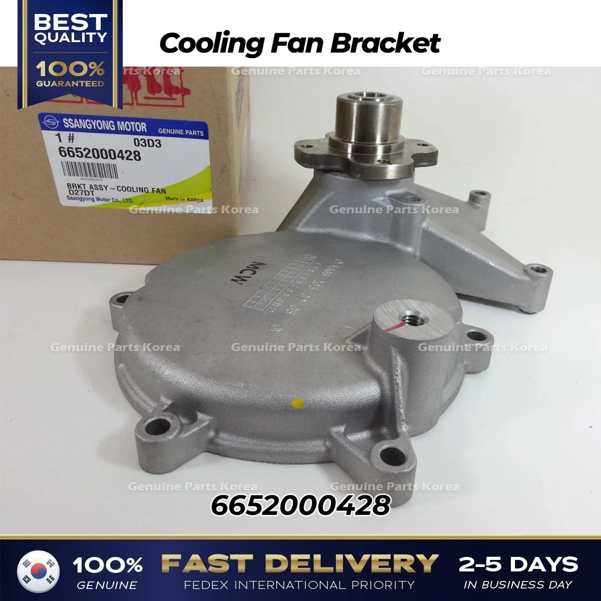 ⭐Genuine⭐ Cooling Fan Bracket 6652000428 for Ssangyong Rexton