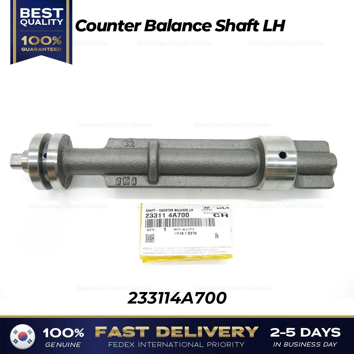 ⭐Genuine⭐ Counter Balance Shaft LH 233114A700 for Hyundai H1