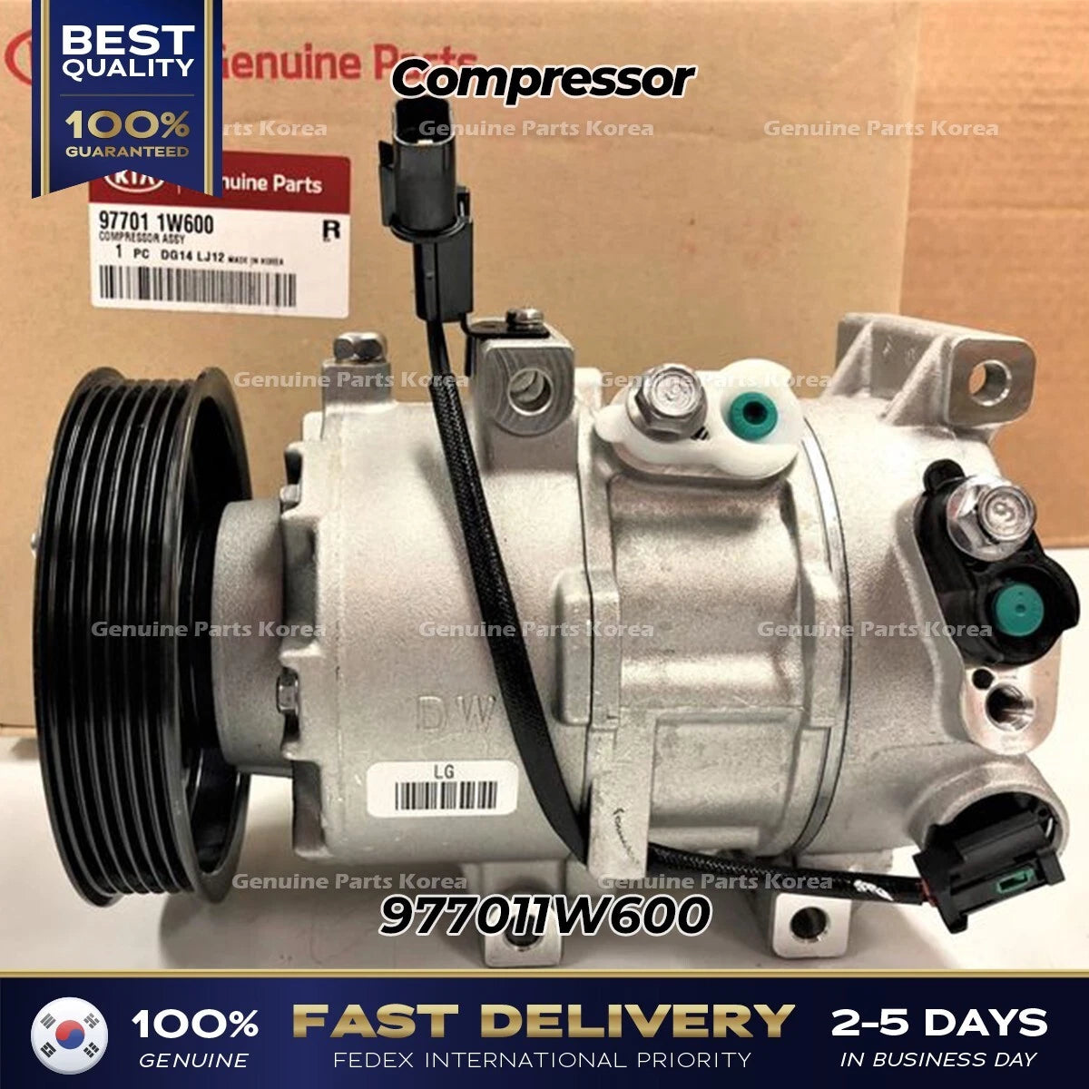 ⭐Genuine⭐ Compressor 977011W600 for Kia Rio