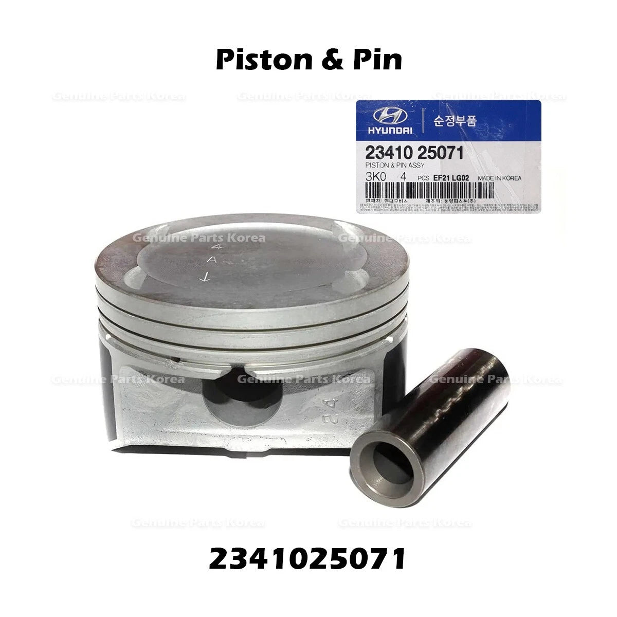 ⭐Genuine⭐ Piston & Pin 2341025071 for Hyundai Sonata NF Kia K5