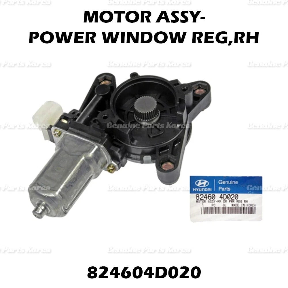 ⭐Genuine⭐ Power Window Motor Assy RH 824604D020 for Hyundai & Kia 2006-2014