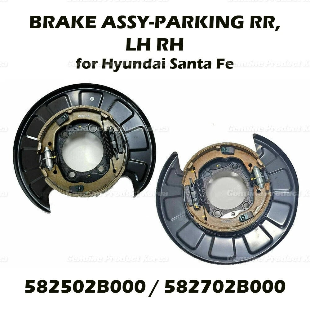 OEM Genuine Brake Parking Plate Rear LH RH 2p Set for Hyundai Santa Fe 2006-2009