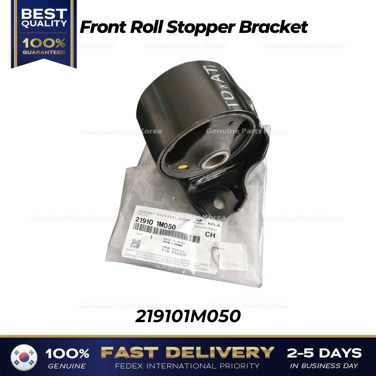 Genuine Front Roll Stopper Bracket 219101M050 for Kia Forte