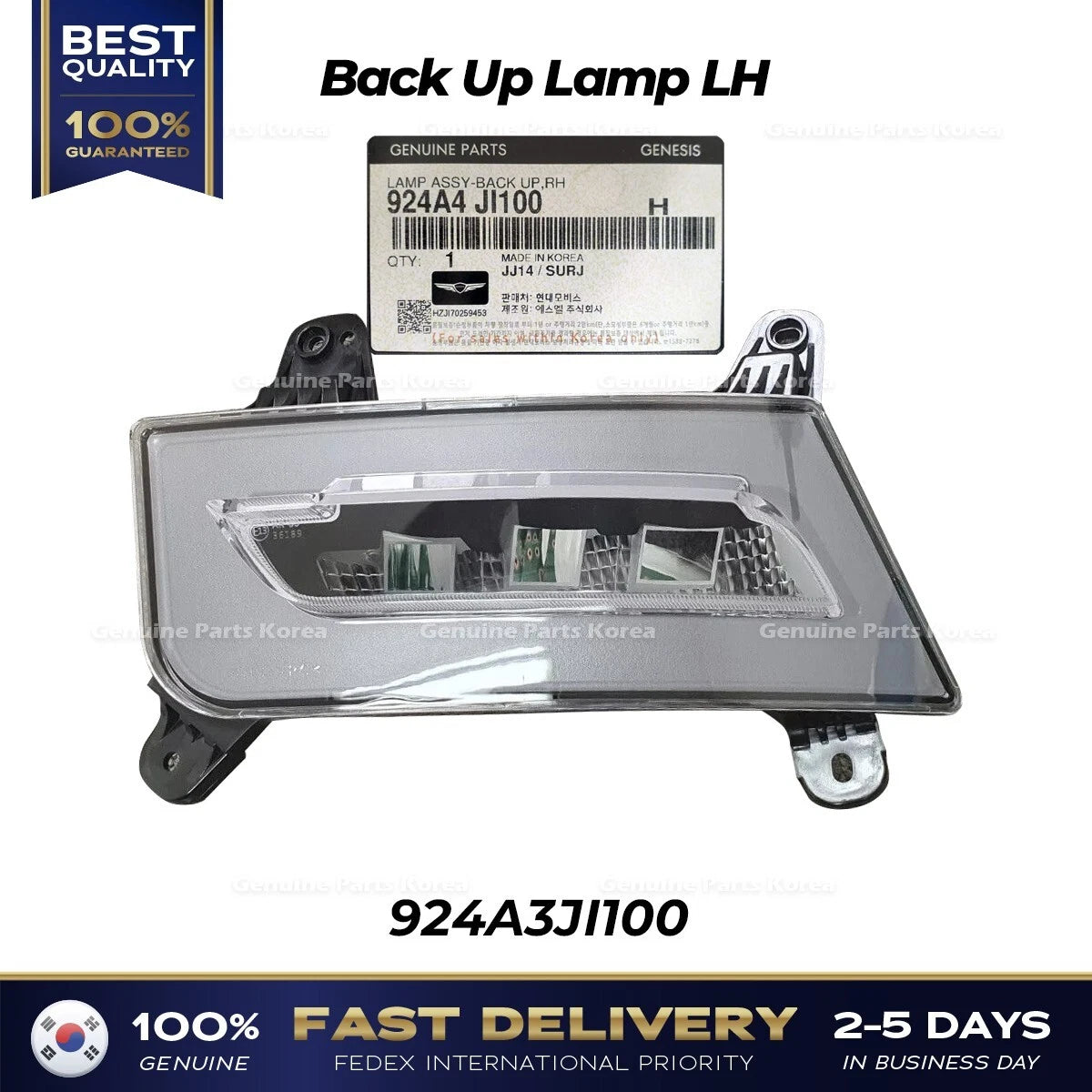 ⭐Genuine⭐ Back Up Lamp RH 924A4JI100 for Hyundai Genesis G80 Electric