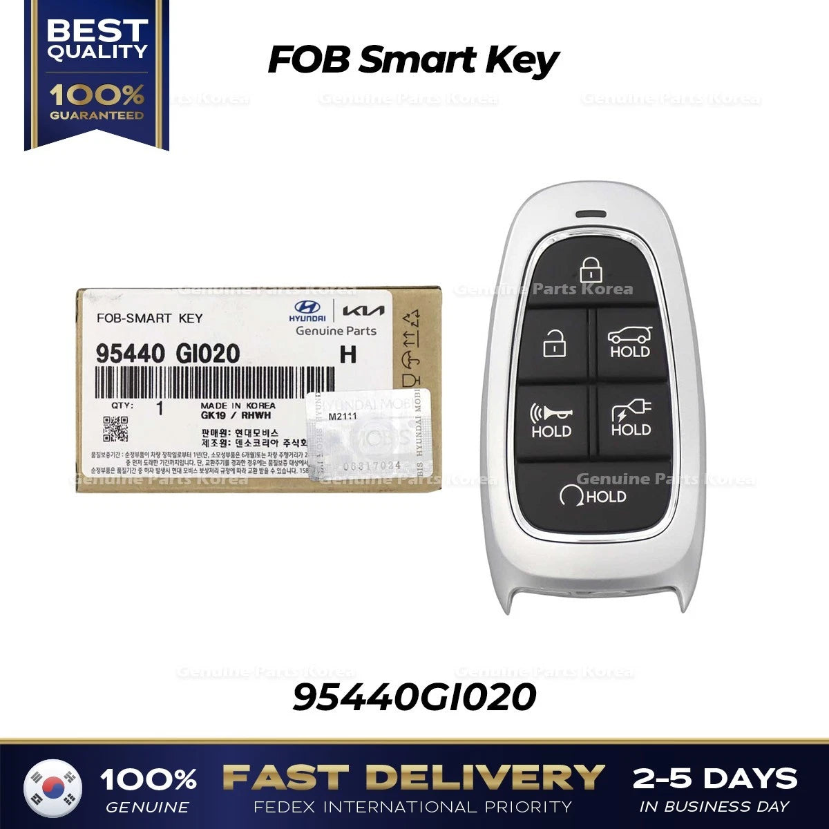 ⭐Genuine⭐ FOB Smart Key 95440GI020 for Hyundai Ioniq 5 Electric