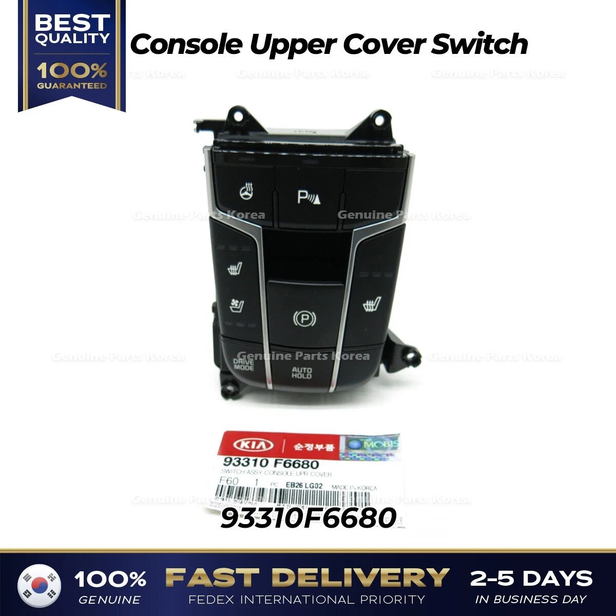 ⭐Genuine⭐ Console Upper Cover Switch 93310F6680 for Kia Cadenza K7