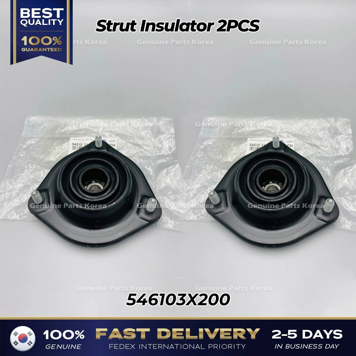 ⭐Genuine⭐ Strut Insulator 2PCS 546103X200 for Hyundai Elantra Veloster