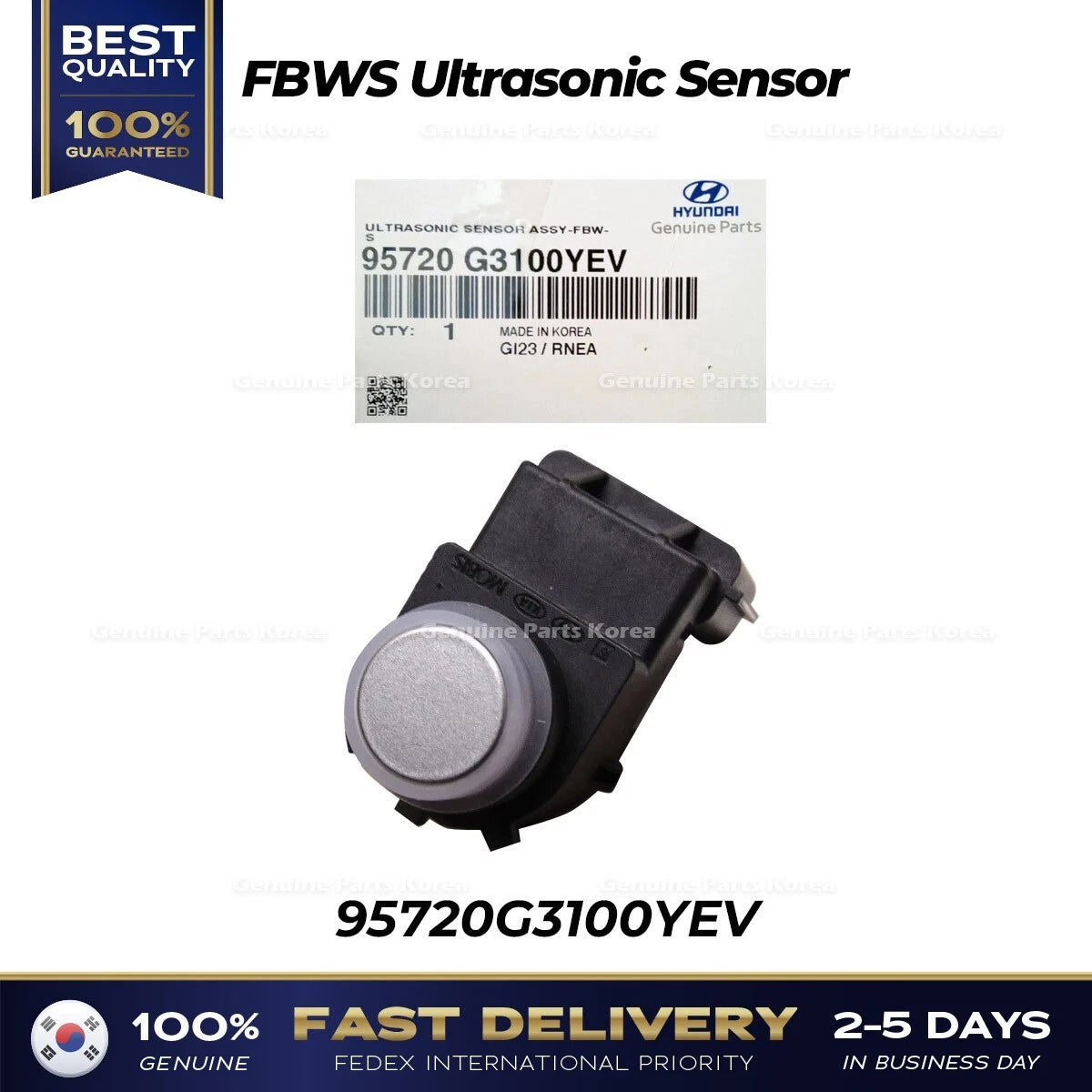 ⭐Genuine⭐ FBWS Ultrasonic Sensor 95720G3100YEV for Hyundai Kona
