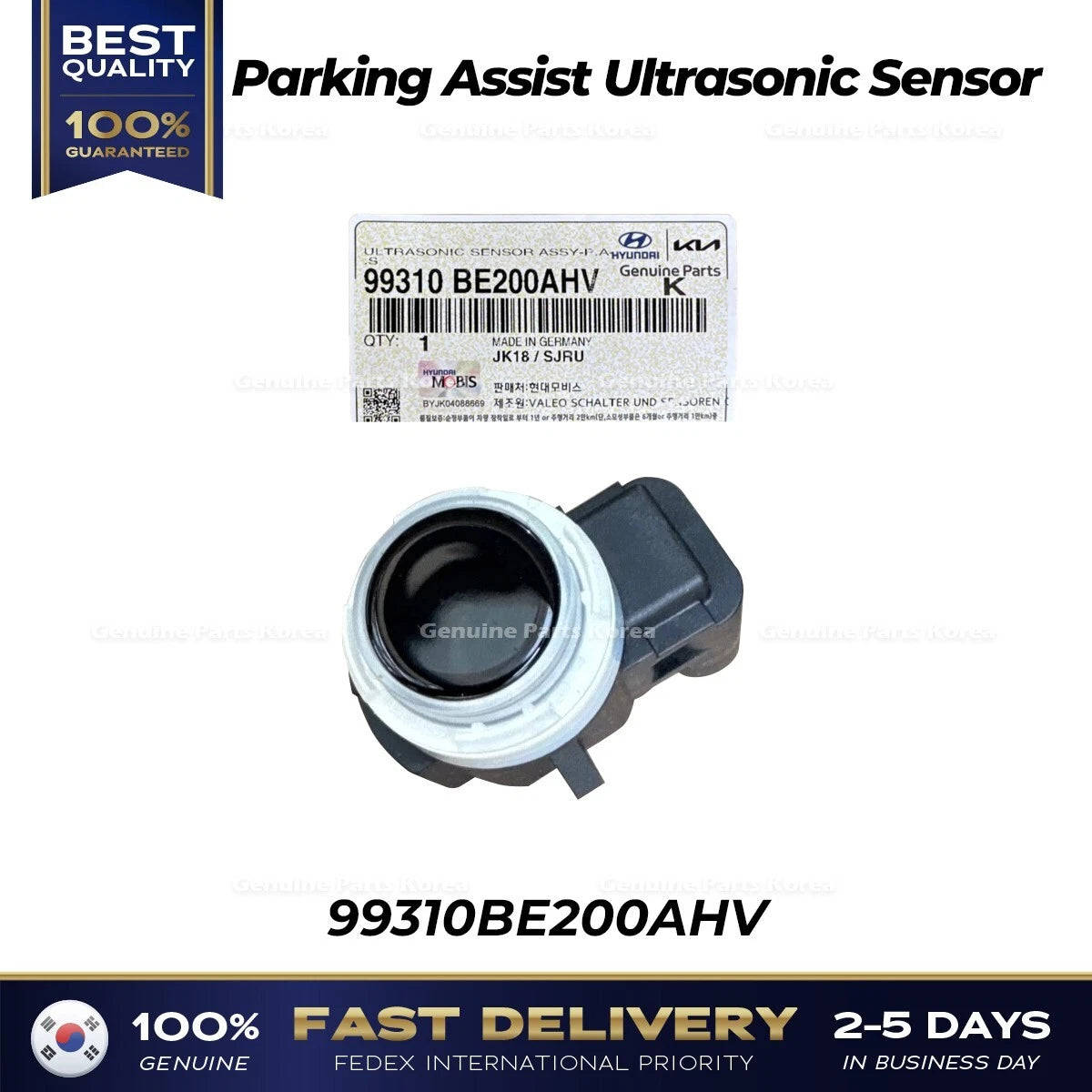 ⭐Genuine⭐ Parking Assist Ultrasonic Sensor 99310BE200AHV for Kia EV9