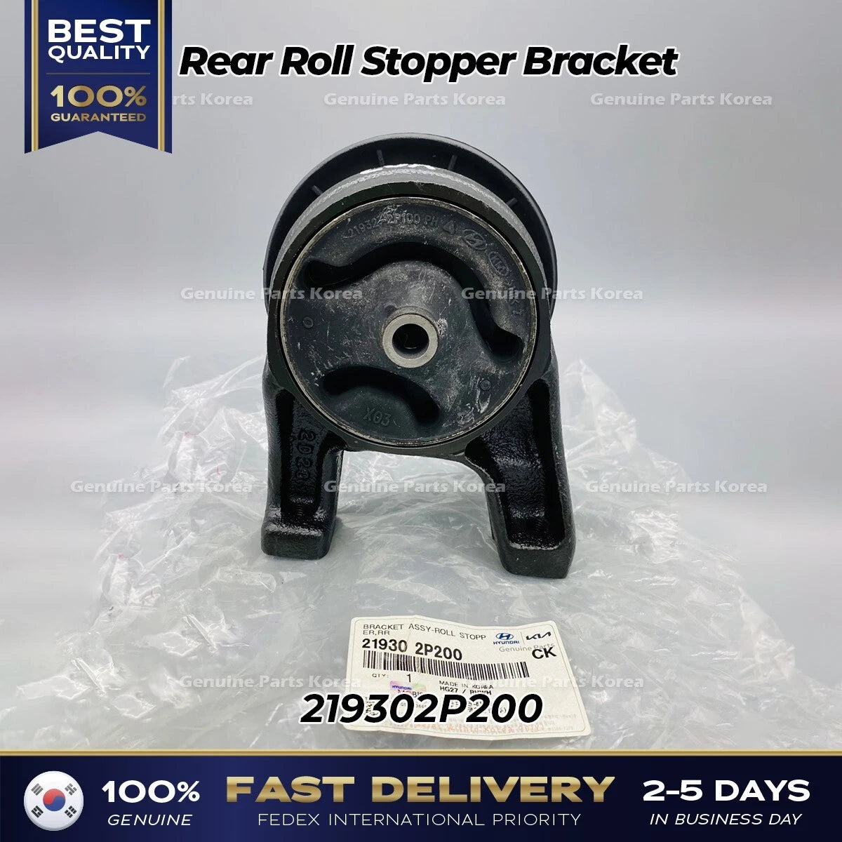 ⭐Genuine⭐ Rear Roll Stopper Bracket 219302P200 for Hyundai Santa Fe Kia Sorento