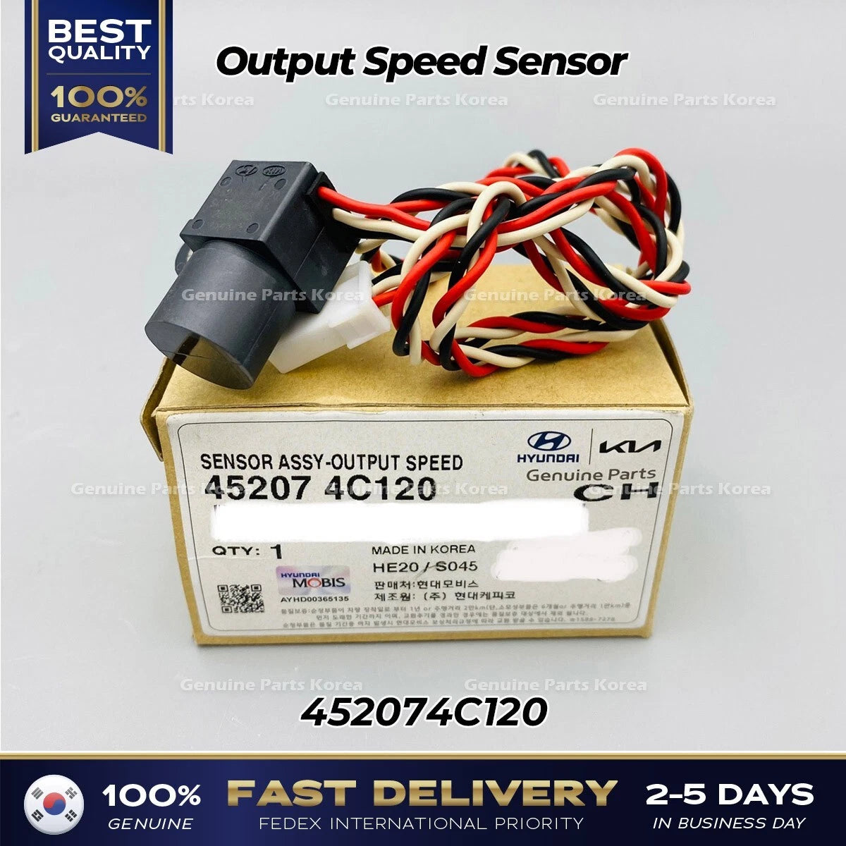 ⭐Genuine⭐ Output Speed Sensor 452074C120 for Hyundai H1 Grand Starex
