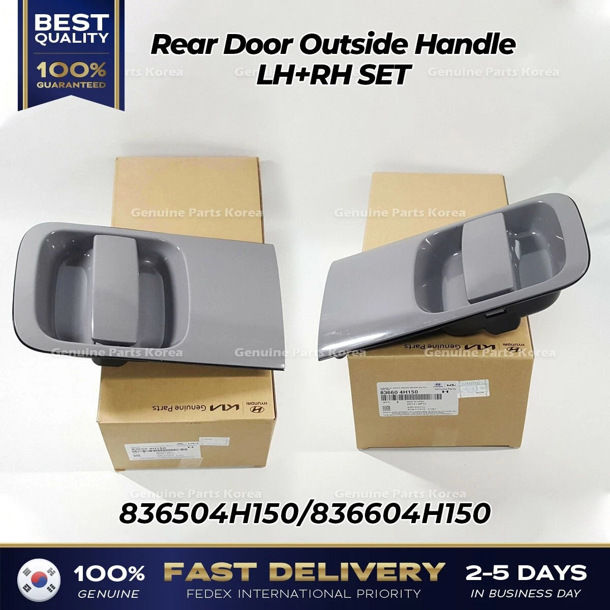 ⭐Genuine⭐ Rear Door Outside Handle LH RH SET for Hyundai H1 iMax