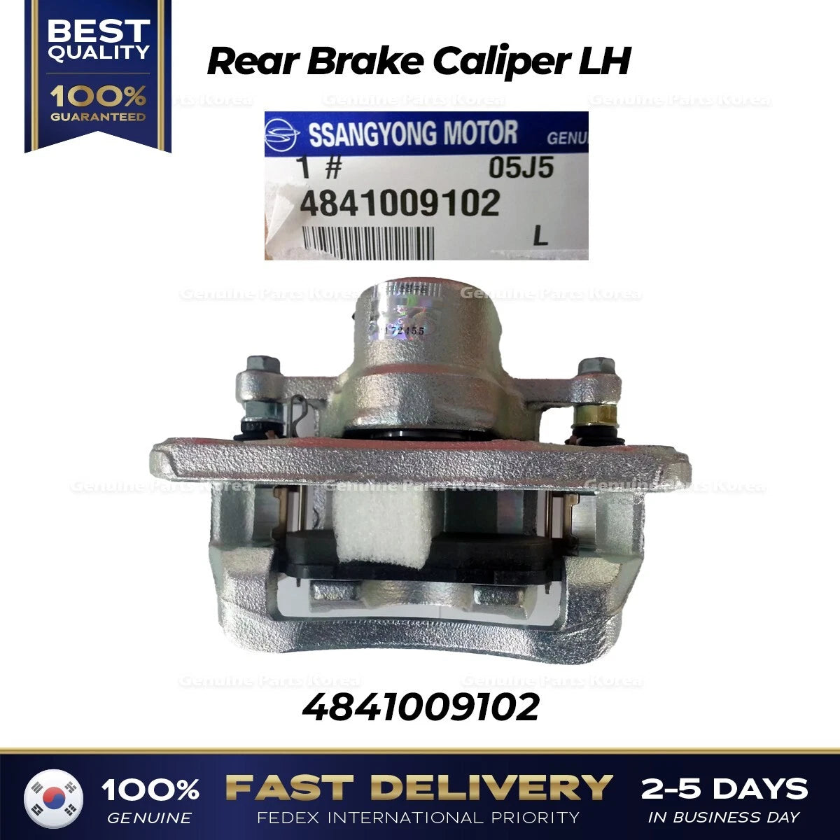 ⭐Genuine⭐ Rear Brake Caliper LH 4841009102 for Ssangyong Kyron Rexton