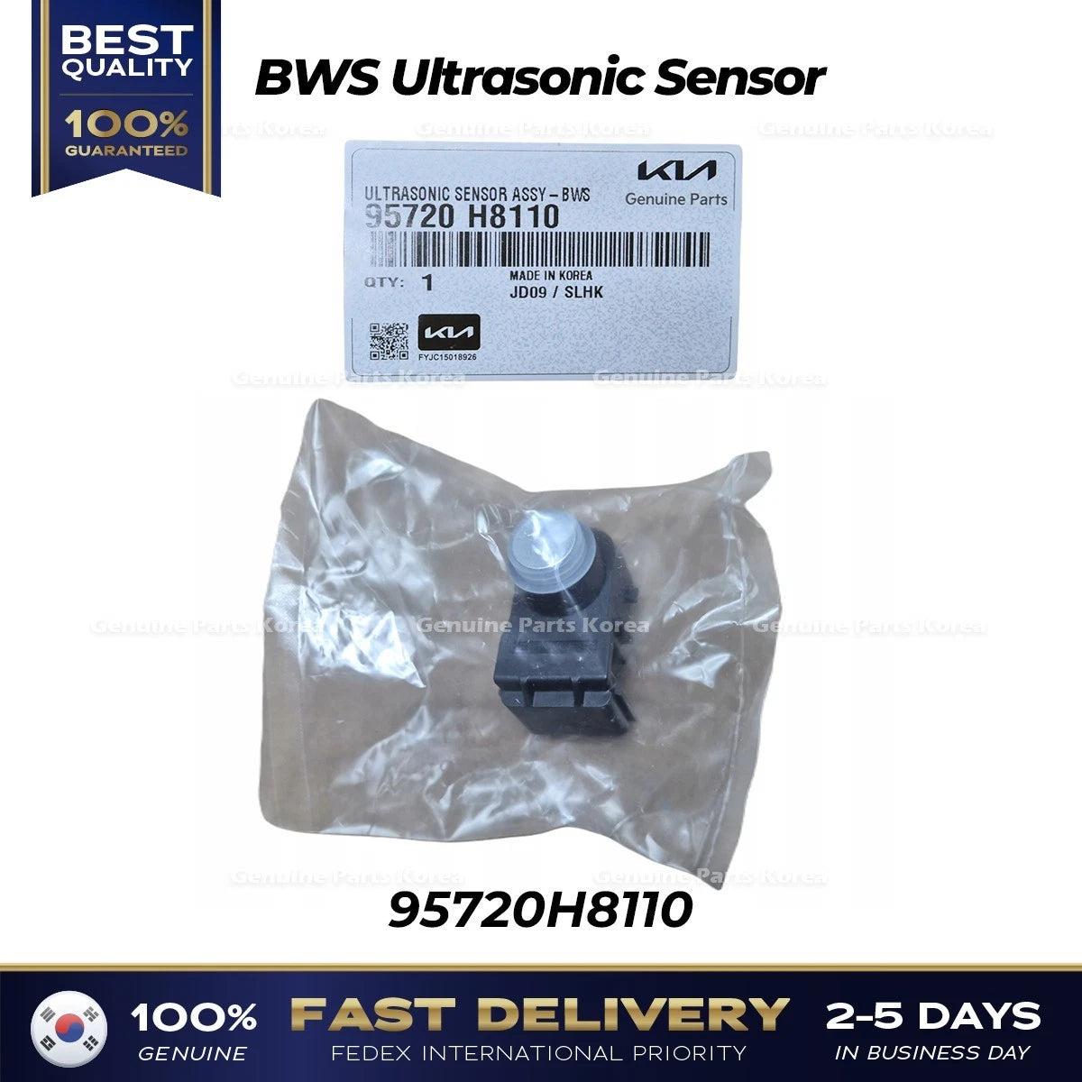 ⭐Genuine⭐ BWS Ultrasonic Sensor 95720H8110 for Kia Stonic