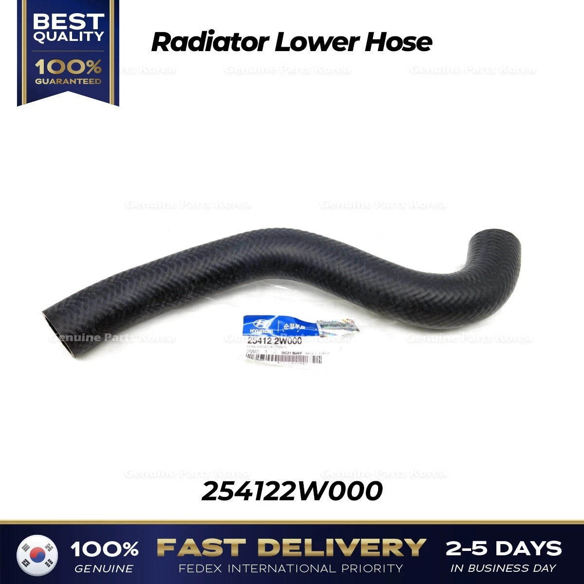 ⭐Genuine⭐ Radiator Lower Hose 254122W000 for Hyundai Santa Fe