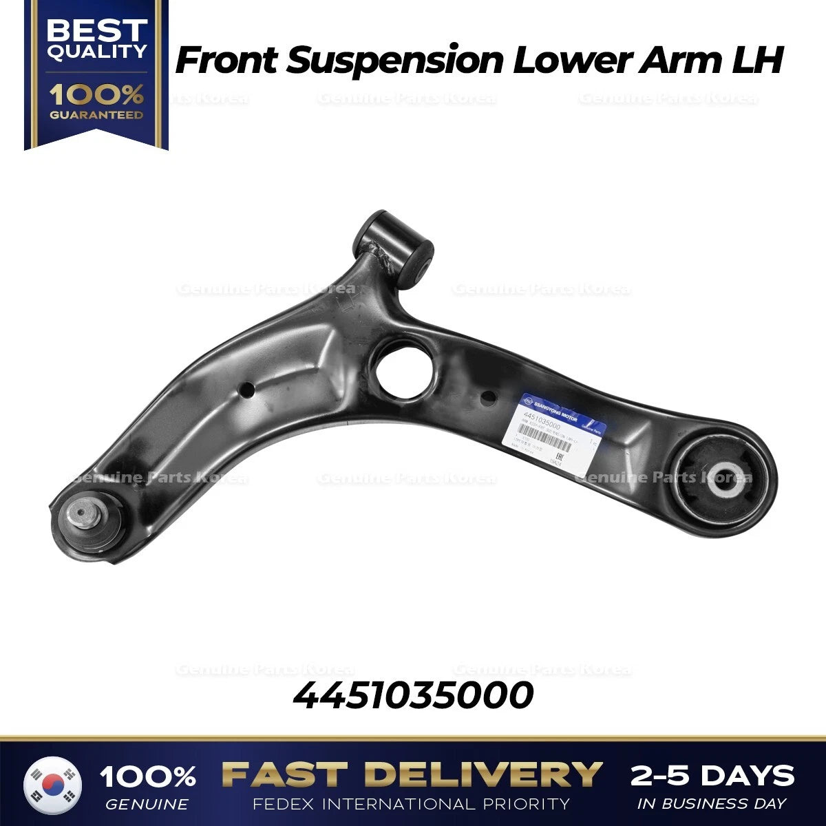Genuine Front Suspension Lower Arm LH 4451035000 for Ssangyong Tivoli