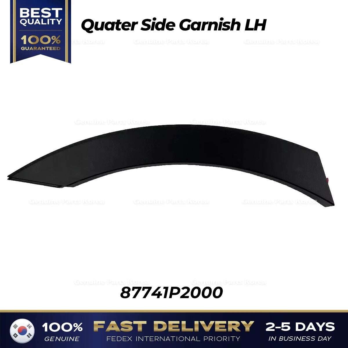 ⭐Genuine⭐ Quater Side Garnish LH 87741P2000 for Kia Sorento