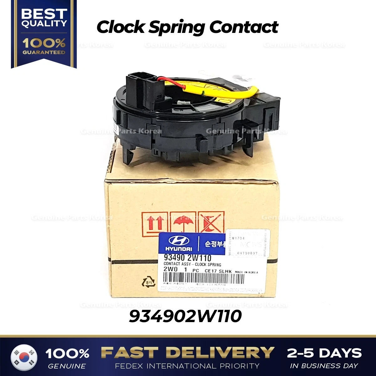⭐Genuine⭐ Clock Spring Contact 934902W110 for Hyundai Santa Fe