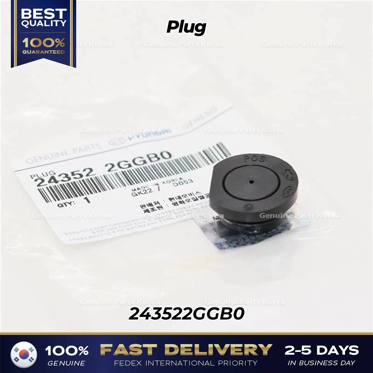 ⭐Genuine⭐ Plug 243522GGB0 for Hyundai Genesis Kia