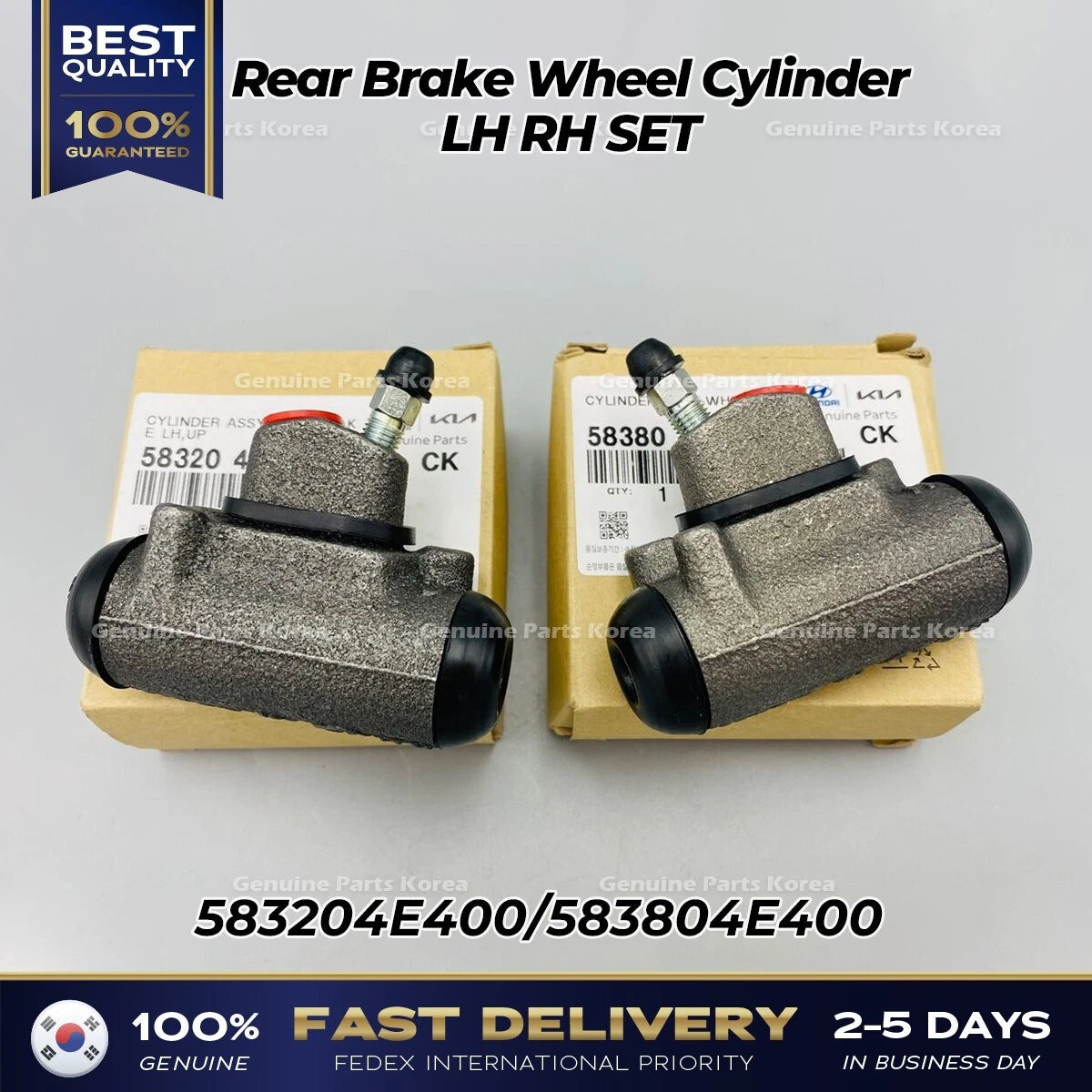 ⭐Genuine⭐ Rear Brake Wheel Cylinder LH RH SET for Kia K2500 K2700