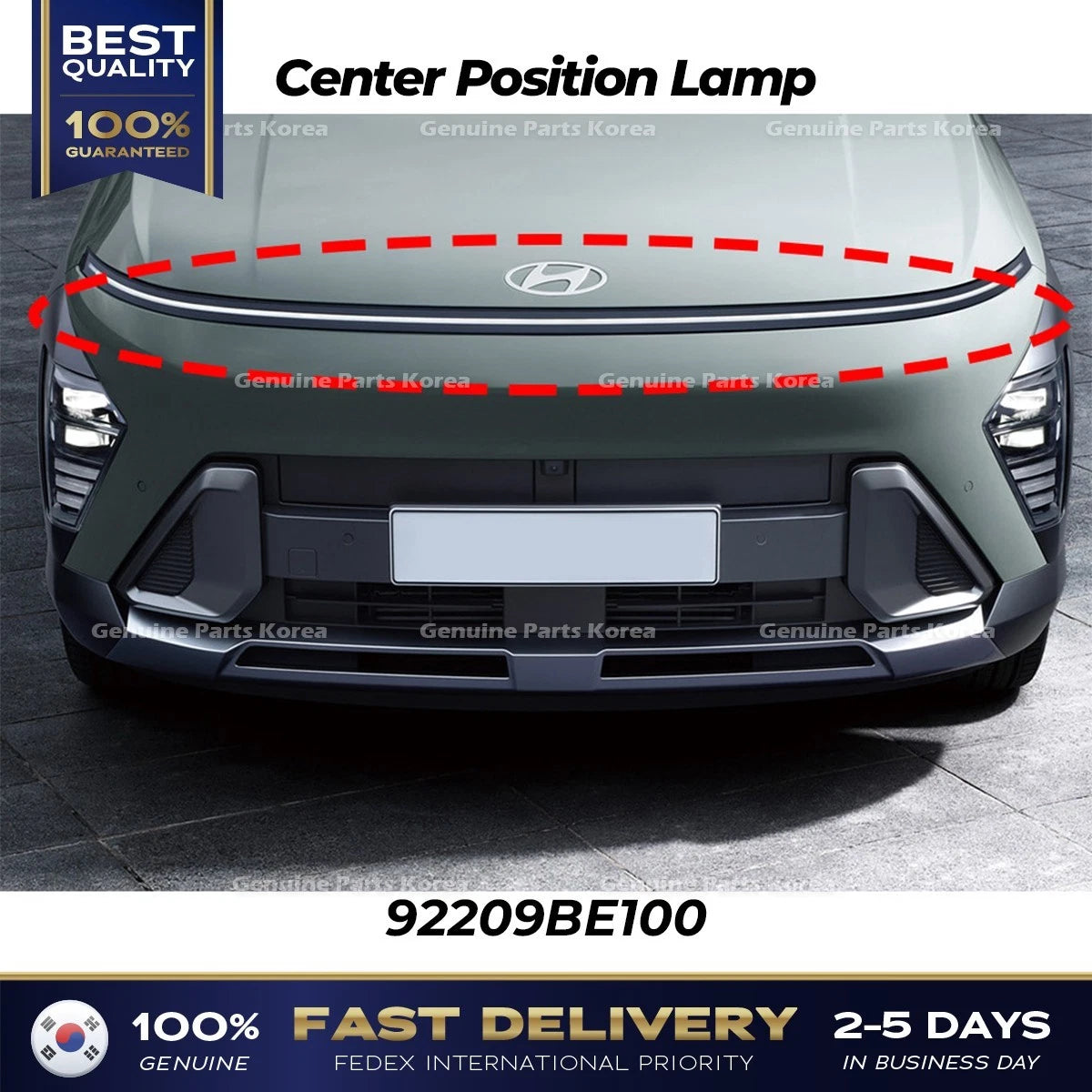 ⭐Genuine⭐ Center Position Lamp 92209BE100 for Hyundai Kona