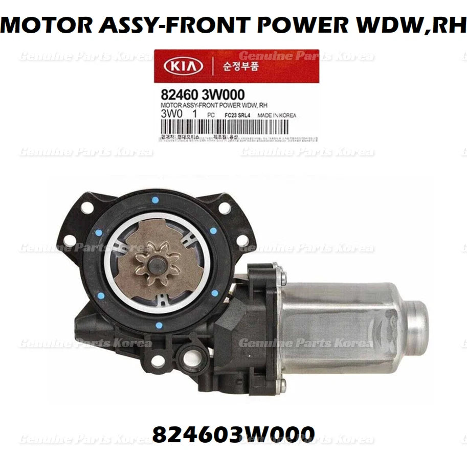 ⭐OEM⭐ FRONT RIGHT Power Window Motor 824603W000 for Kia Sportage 2011-2016