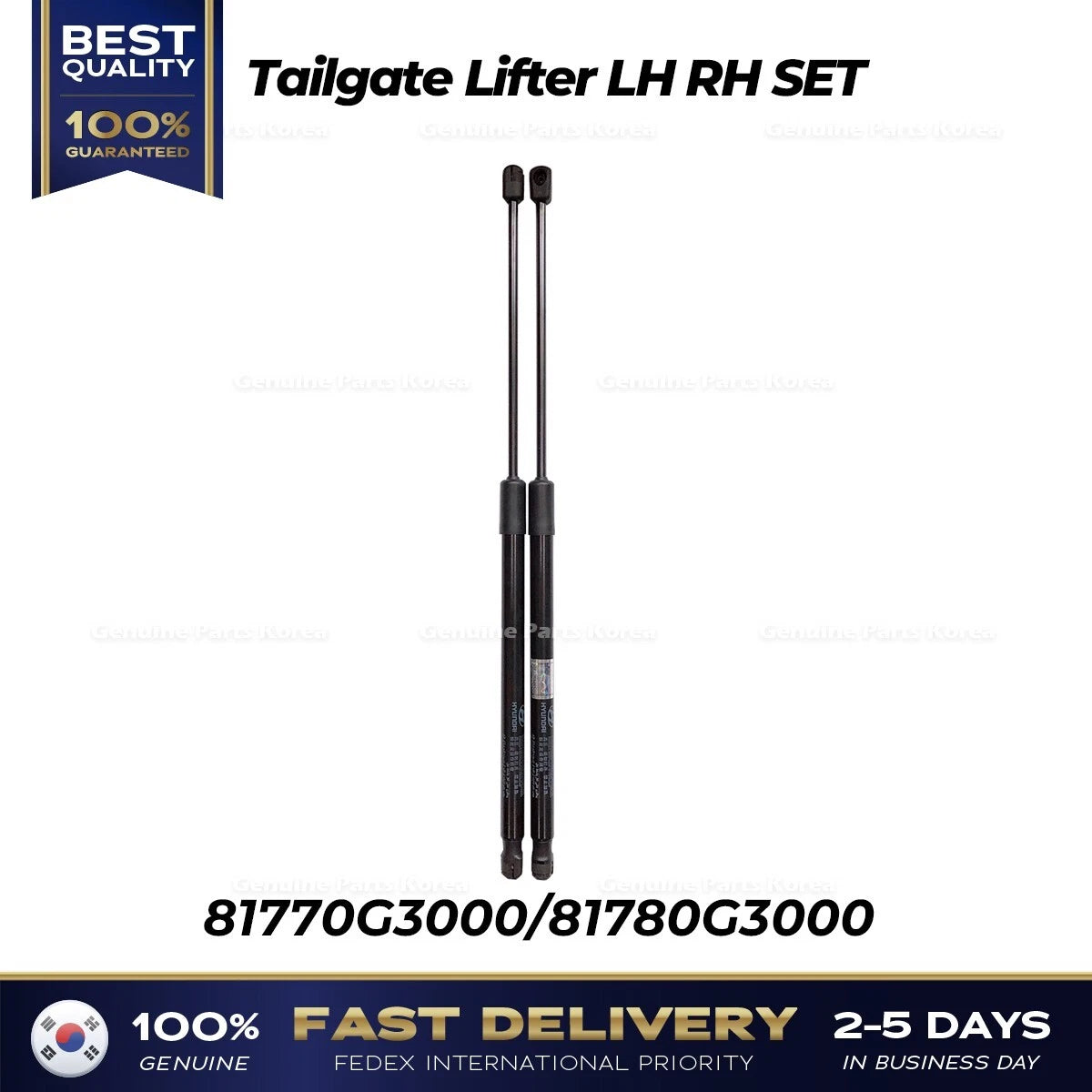 ⭐Genuine⭐ Tailgate Lifter LH RH SET for Hyundai Elantra GT