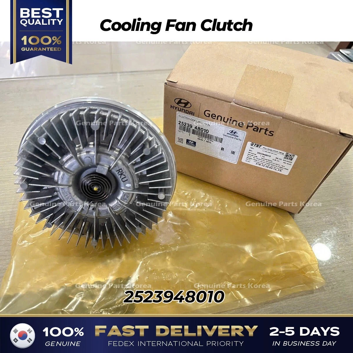 ⭐Genuine⭐ Cooling Fan Clutch 2523948010 for Hyundai E Mighty E County