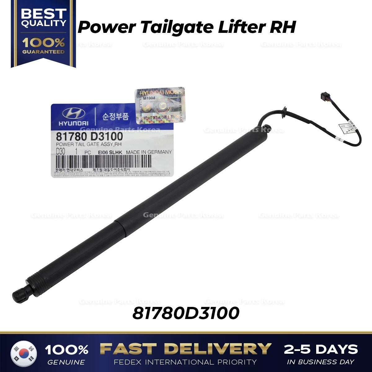 ⭐Genuine⭐ Power Tailgate Lifter RH 81780D3100 for Hyundai Tucson