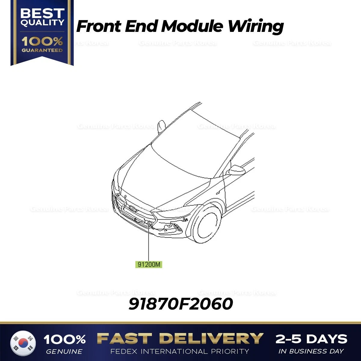 ⭐Genuine⭐ Front End Module Wiring 91870F2060 for Hyundai Elantra