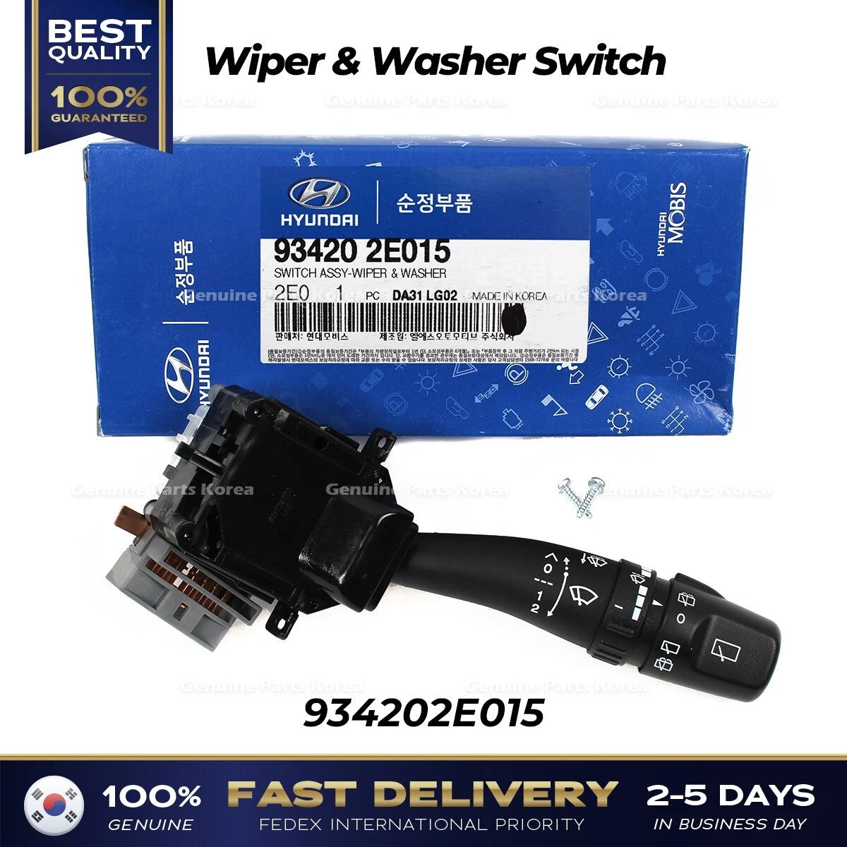 ⭐Genuine⭐ Wiper & Washer Switch 934202E015 for Hyundai Tuscon