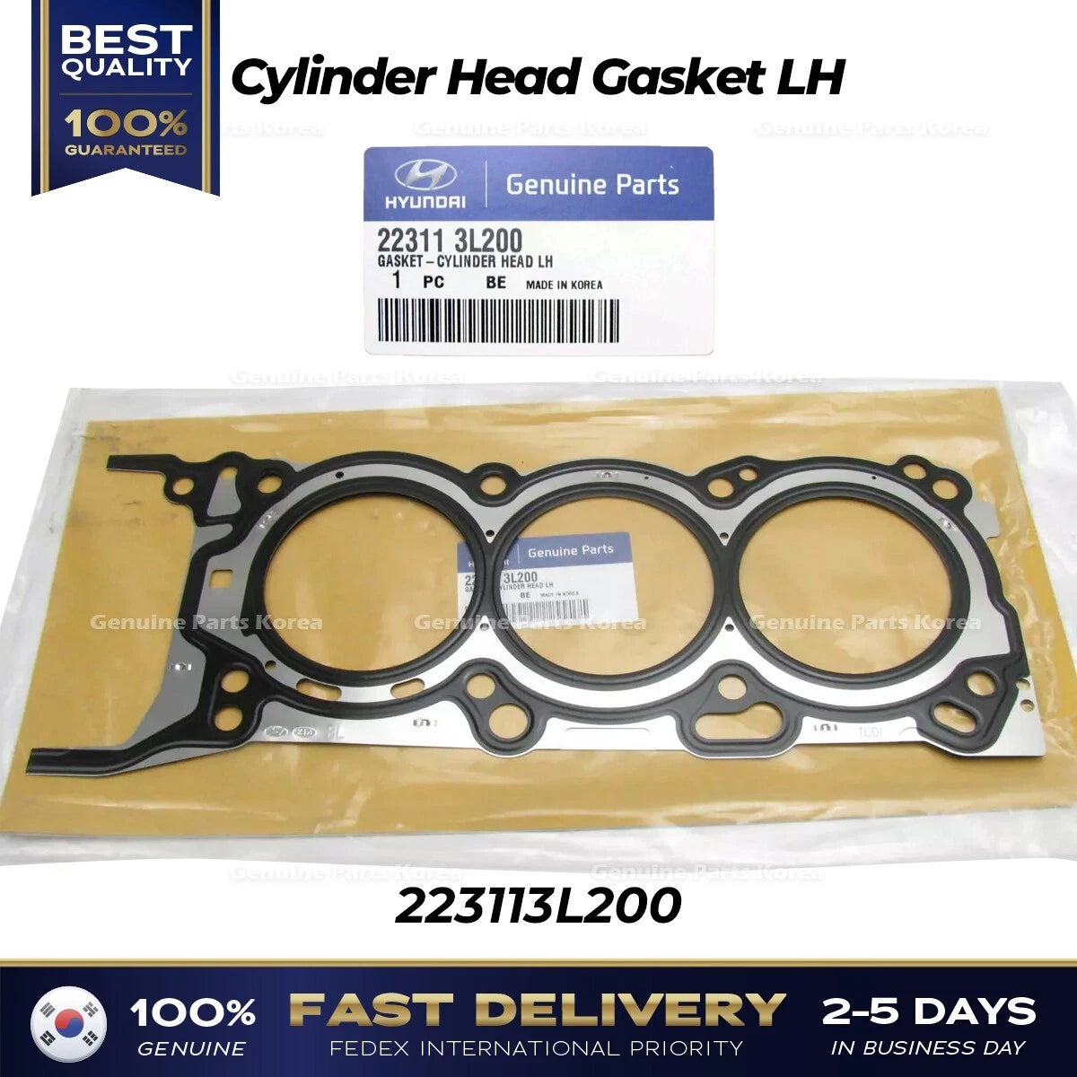 ⭐Genuine⭐ Cylinder Head Gasket LH 223113L200 for Hyundai Genesis Kia