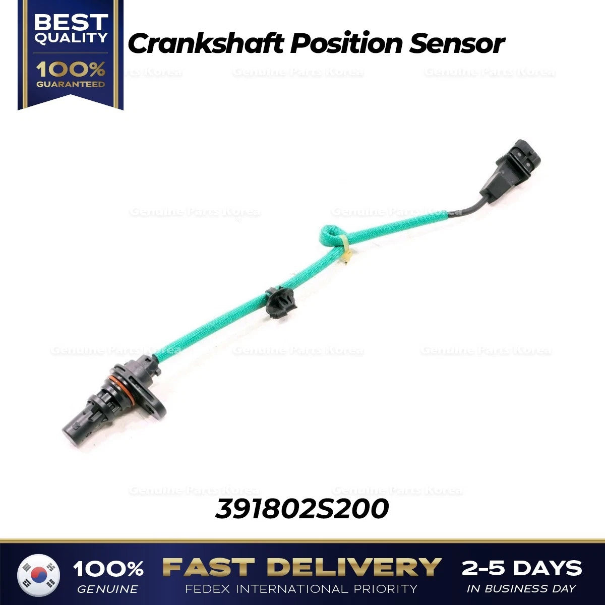 ⭐Genuine⭐ Crankshaft Position Sensor 391802S200 for Hyundai Santa Cruz Sonata