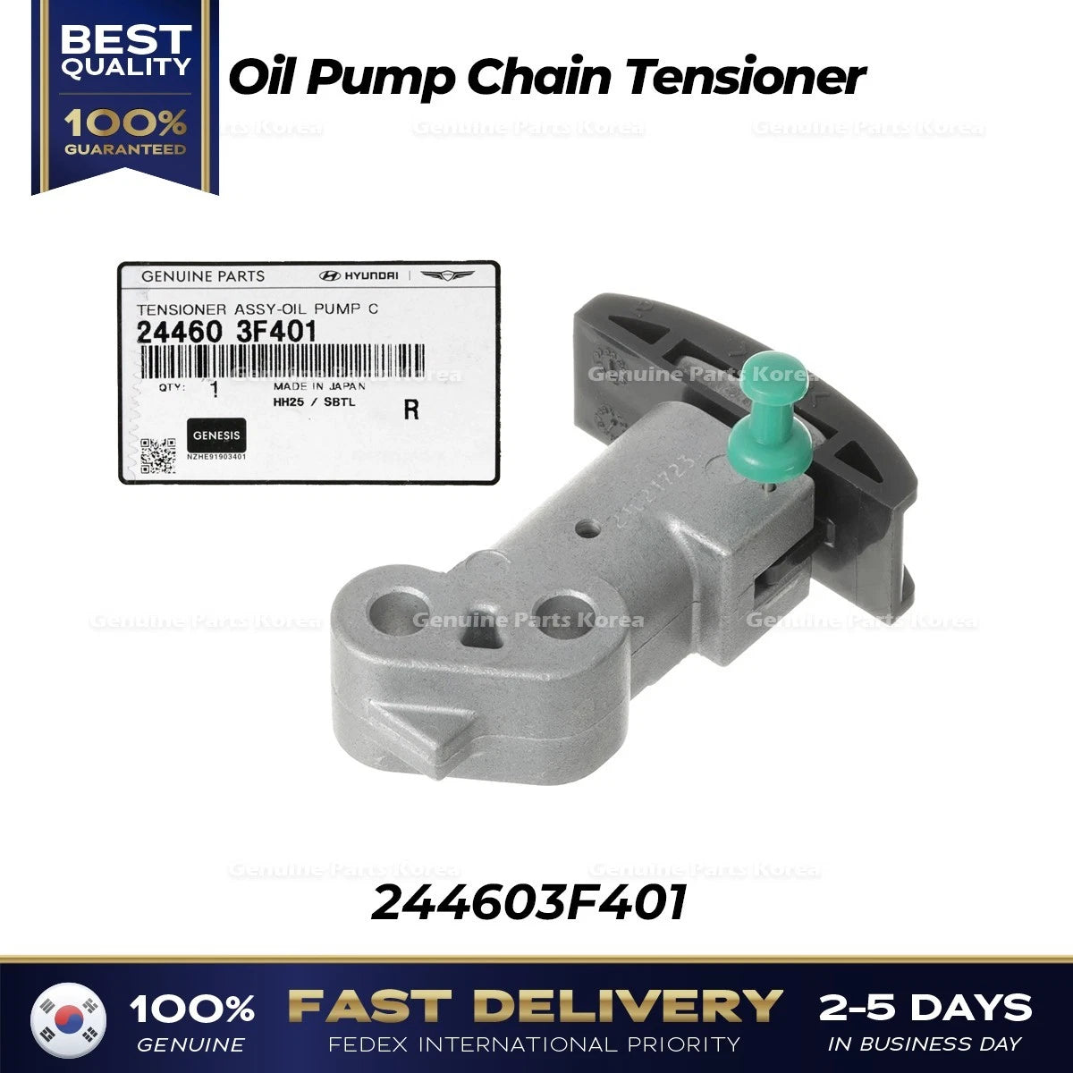 ⭐Genuine⭐ Oil Pump Chain Tensioner 244603F401 for Hyundai Genesis G80 G90